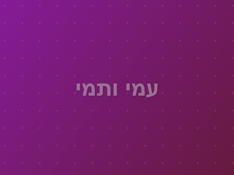 עמי ותמי — חדר בריחה בחולון