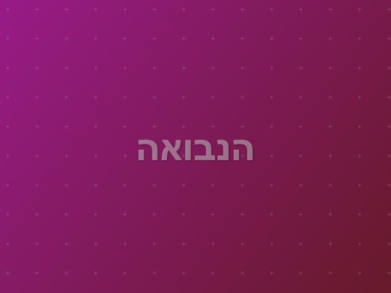 הנבואה — חדר בריחה בנשר