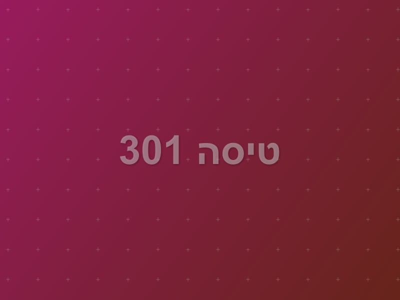 טיסה 301 — חדר בריחה בתל אביב